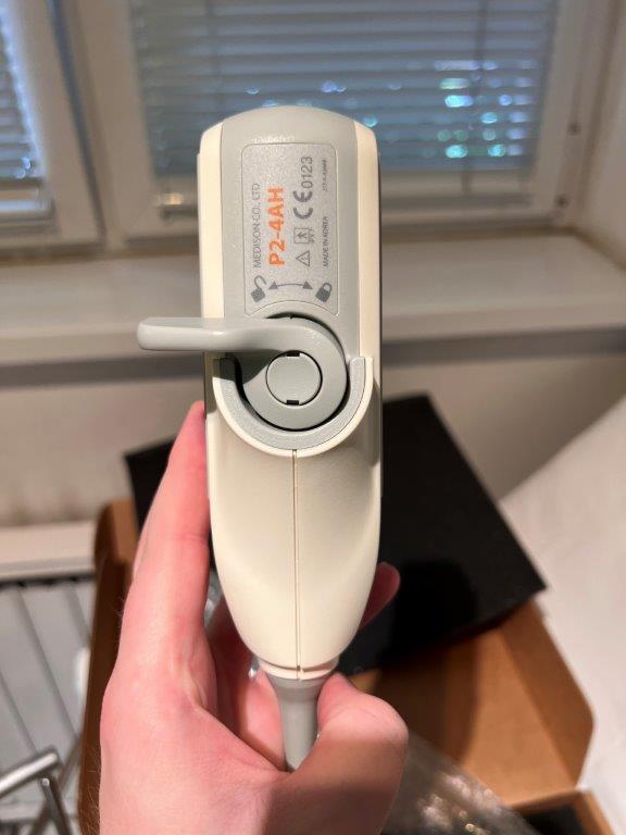 Használt 2-4 MHz-es felnőtt kardiológiai vizsgálófej SonoAce X8 ultrahanghoz